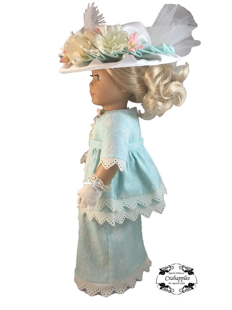 Crabapples 18 inch Historical Edwardian Fancy Bundle 18" Doll Clothes Pattern Pixie Faire