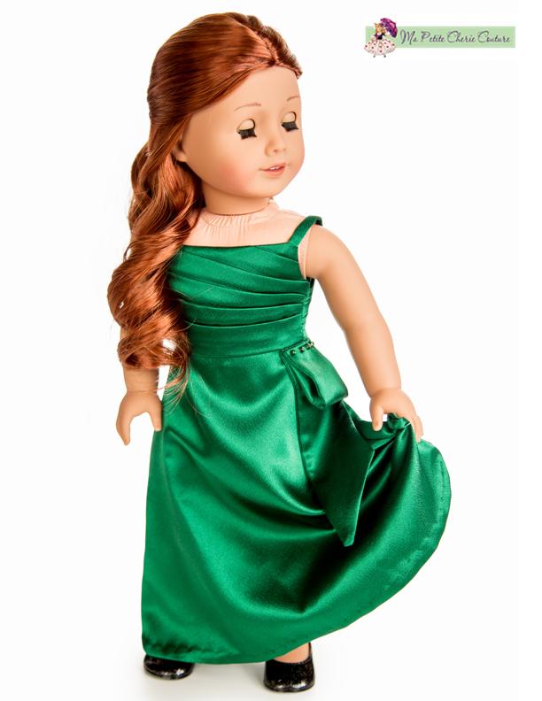 Mon Petite Cherie Couture 18 Inch Modern Emerald Beauty 18" Doll Clothes Pattern Pixie Faire