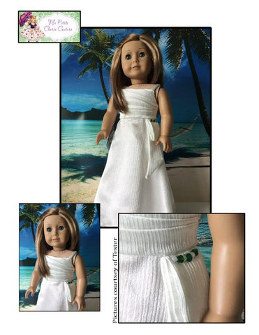 Mon Petite Cherie Couture 18 Inch Modern Emerald Beauty 18" Doll Clothes Pattern Pixie Faire