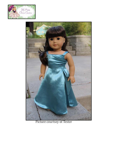 Mon Petite Cherie Couture 18 Inch Modern Emerald Beauty 18" Doll Clothes Pattern Pixie Faire