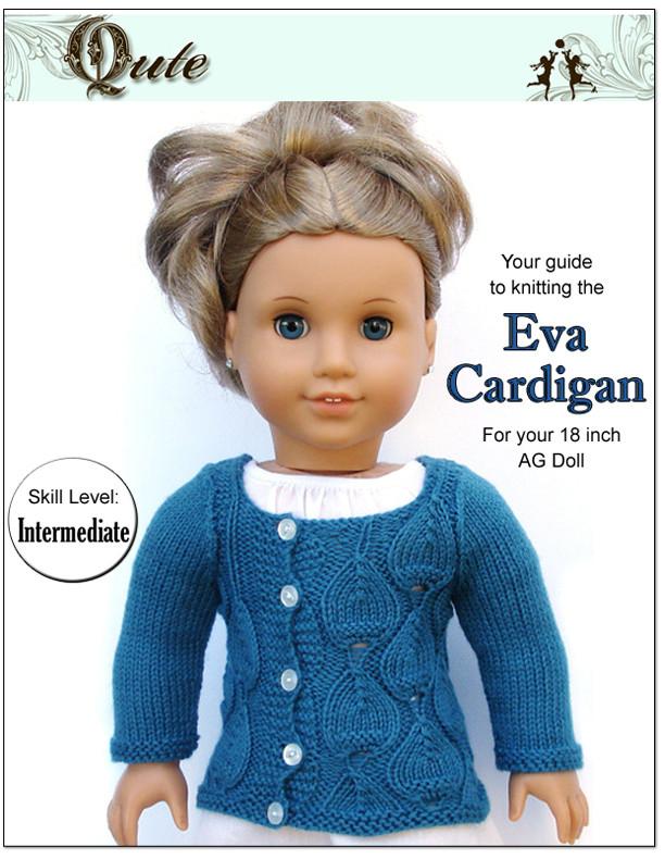 Qute Knitting Eva Cardigan Knitting Pattern Pixie Faire