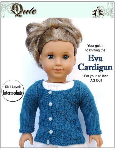 Qute Knitting Eva Cardigan Knitting Pattern Pixie Faire