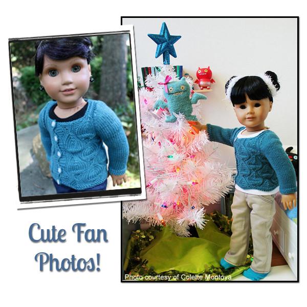 Qute Knitting Eva Cardigan Knitting Pattern Pixie Faire