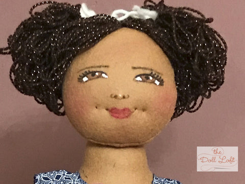 The Doll Loft Cloth doll D.I.Y. EveryGirl Simple Sewing 18" Cloth Doll Pattern Pixie Faire