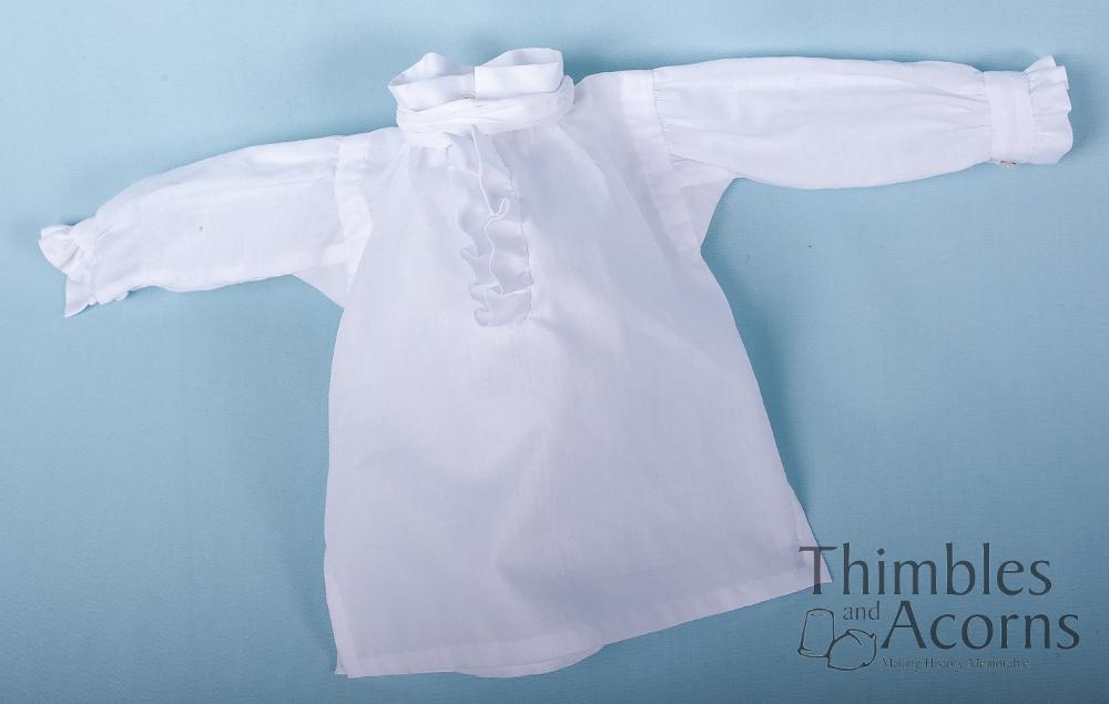 Thimbles and Acorns 18 Inch Boy Doll 18th Century Shirt 18" Doll Clothes Pattern Pixie Faire