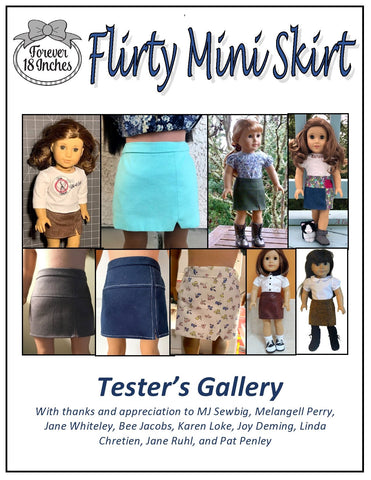 Forever 18 Inches 18 Inch Modern Flirty Mini Skirt 18" Doll Clothes Pixie Faire
