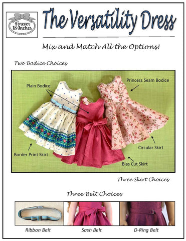 Forever 18 InchesVersatility Dress Doll Clothes Pattern For 14