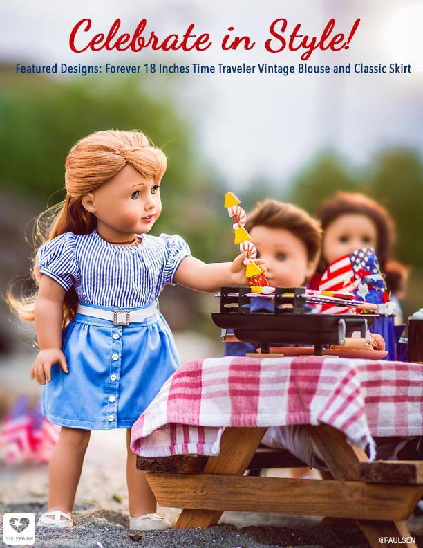 Forever 18 Inches 18 Inch Modern Classic Skirt Bundle 18" Doll Clothes Pixie Faire