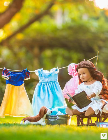 Fashioned by Rebecca 18 Inch Modern Regal Maiden 18" Doll Clothes Pixie Faire