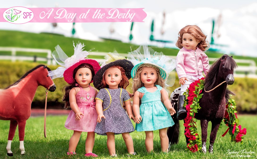 Sweet Pea Fashions 18 Inch Modern Wrap & Tie Halter Dress and Top 18" Doll Clothes Pattern Pixie Faire