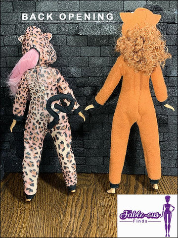 Fable-ous Finds Barbie Onesie Pajamas Pattern for 11-1/2 Inch Fashion Dolls Pixie Faire