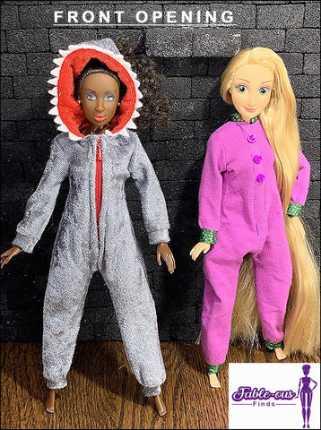 Fable-ous Finds Barbie Onesie Pajamas Pattern for 11-1/2 Inch Fashion Dolls Pixie Faire