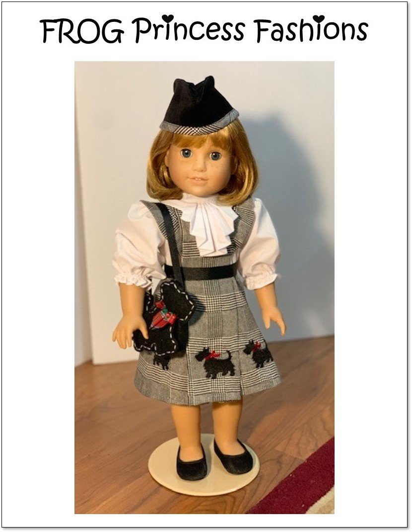 Frog Princess Fashions 18 Inch Modern Highlands Holiday Accessory Set 18" Doll Clothes Pattern Pixie Faire