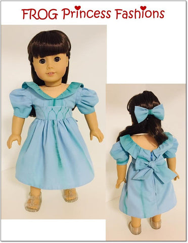 Frog Princess Fashions 18 Inch Historical Party Like It's 1985 18" Doll Clothes Pattern Pixie Faire