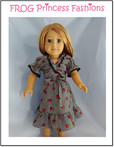 Frog Princess Fashions 18 Inch Modern Sweet Tea Dress 18" Doll Clothes Pattern Pixie Faire