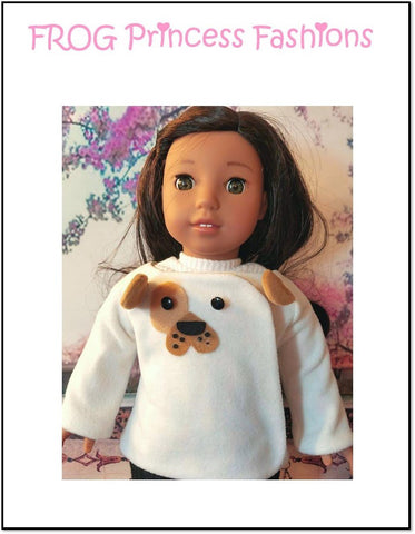 Frog Princess Fashions 18 Inch Modern St Francis Jacket 18" Doll Clothes Pattern Pixie Faire