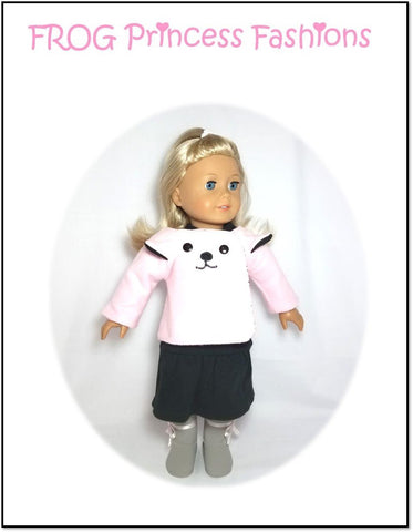 Frog Princess Fashions 18 Inch Modern St Francis Jacket 18" Doll Clothes Pattern Pixie Faire