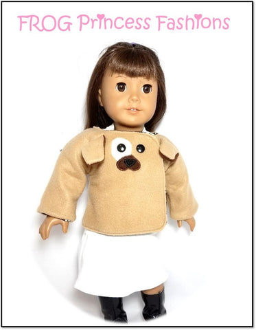 Frog Princess Fashions 18 Inch Modern St Francis Jacket 18" Doll Clothes Pattern Pixie Faire