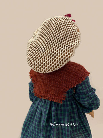 Flossie Potter 18 Inch Historical 1800s Simple Stitches Heart Warmer & Snood 18" Doll Accessory Pattern Pixie Faire