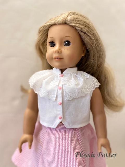 Flossie Potter 18 Inch Modern Sweet Sunshine Blouse 18" Doll Clothes Pixie Faire