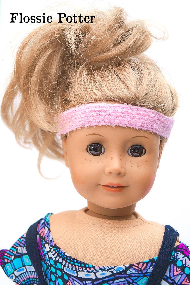 Flossie Potter 18 Inch Historical 1980s Workout Wardrobe 18" Doll Clothes Pattern Pixie Faire