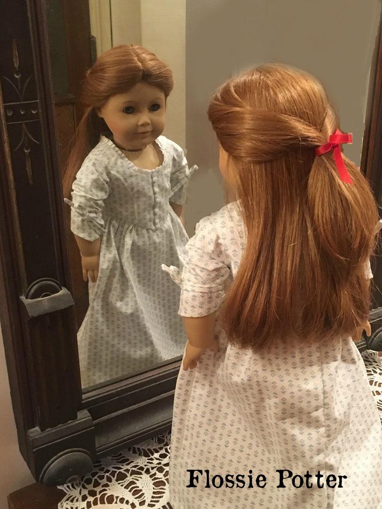 Flossie Potter 18 Inch Historical Betsy Ross Shop Dress 18" Doll Clothes Pixie Faire