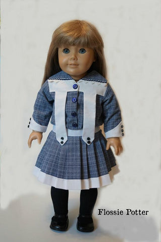 Flossie Potter 18 Inch Historical Central Park, 1904 18" Doll Clothes Pattern Pixie Faire