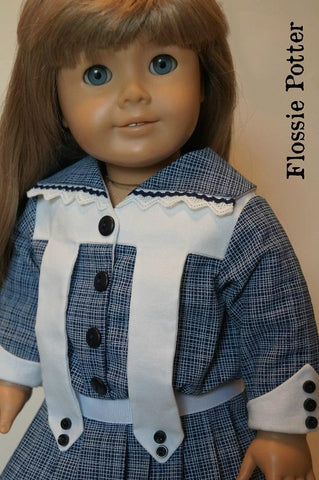 Flossie Potter 18 Inch Historical Central Park, 1904 18" Doll Clothes Pattern Pixie Faire