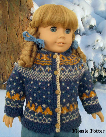 Flossie Potter Knitting Starry Starry Night Cardigan Knitting Pattern Pixie Faire