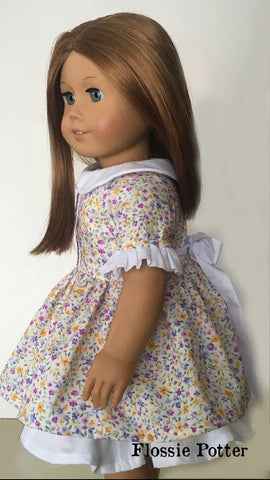 Flossie Potter 18 Inch Modern All Seasons Dress 18" Doll Clothes PDF Pixie Faire