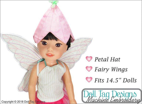 Doll Tag Clothing Machine Embroidery Design Fairy Dress Up Machine Embroidery Designs Pixie Faire