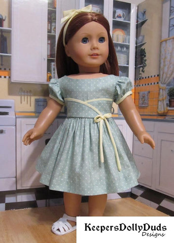 Keepers Dolly Duds Designs 18 Inch Historical Fifties Flair 18" Doll Clothes Pattern Pixie Faire