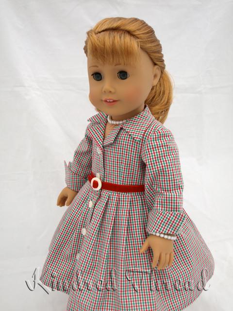 Kindred Thread FREE 18 Inch Historical Fifties Shirtwaist Dress 18" Doll Clothes Pixie Faire