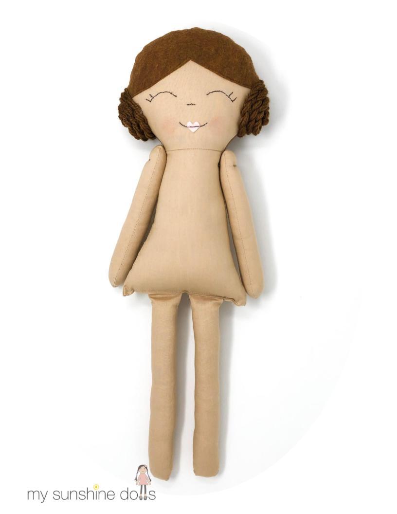 My Sunshine Dolls Cloth doll Flutterby Friends Doll 23" Cloth Doll Pattern Pixie Faire