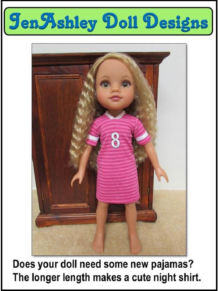 Jen Ashley Doll Designs H4H/Les Cheries Football Jersey for Les Cheries and Hearts for Hearts Dolls Pixie Faire