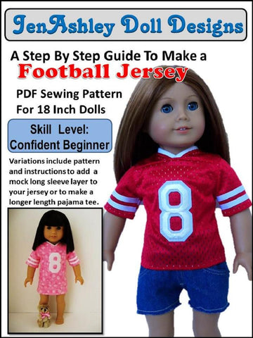 Jen Ashley Doll Designs Fishing Vest 18 inch Doll Clothes Pattern PDF  Download