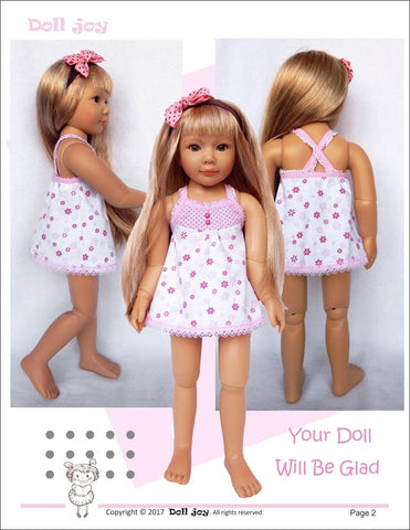 Doll Joy Kidz n Cats Camisole and Panties Pattern for Kidz N Cats Dolls Pixie Faire