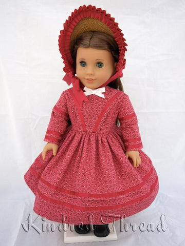 Kindred Thread 18 Inch Historical French Quarter Day Dress 18" Doll Clothes Pixie Faire