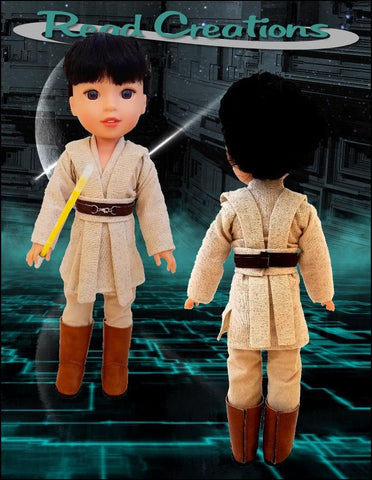 Read Creations WellieWishers Galactic Warrior 14-14.5" Doll Clothes Pattern Pixie Faire