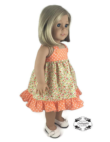 Crabapples 18 Inch Modern Fun in the Sun 18" Doll Clothes Pattern Pixie Faire