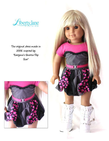 Liberty Jane 18 Inch Modern Get The Look Dress 18" Doll Clothes Pattern Pixie Faire