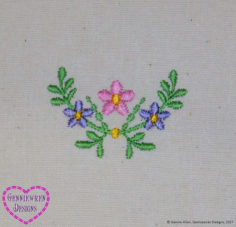 Genniewren Machine Embroidery Design Free Floral Spray Machine Embroidery Design Pixie Faire