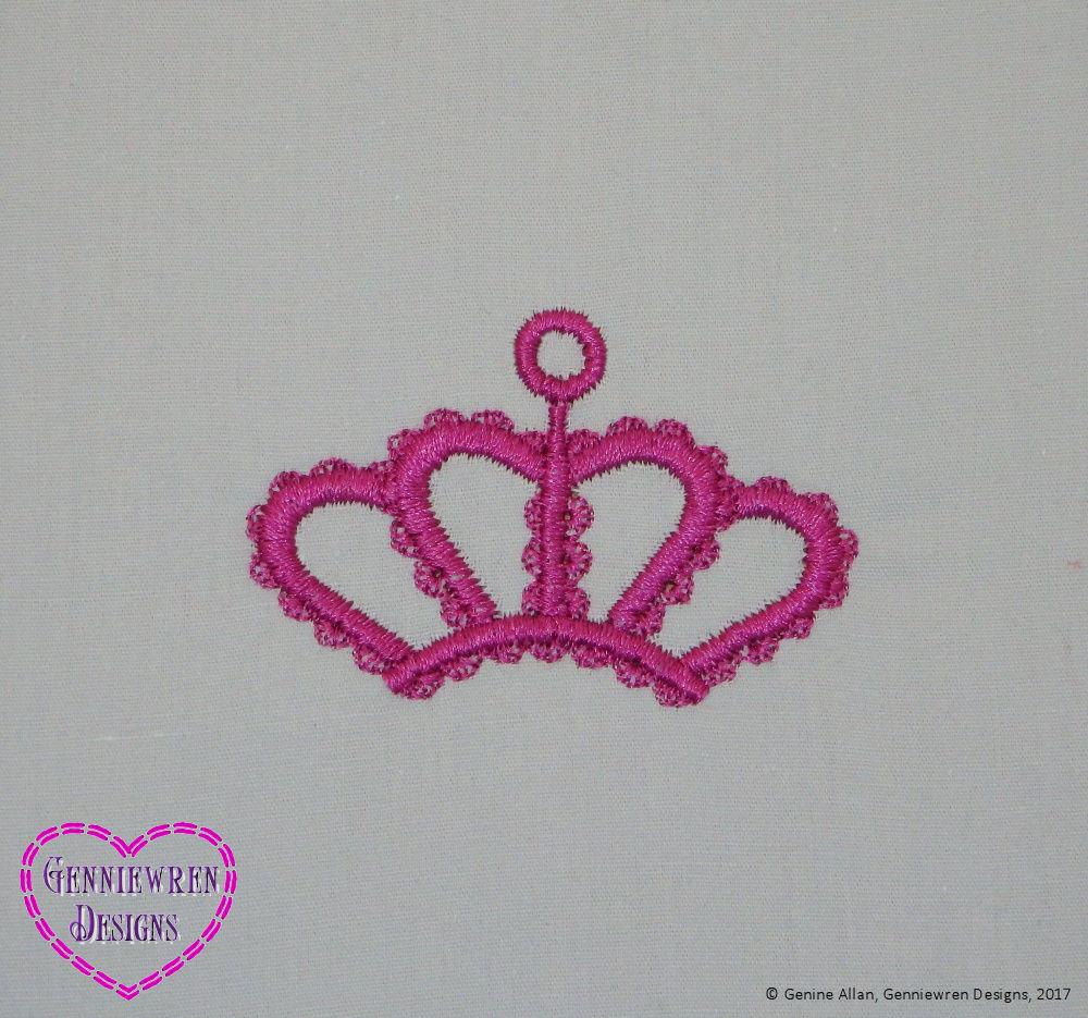 Genniewren Machine Embroidery Design Free Crown Machine Embroidery Design Pixie Faire