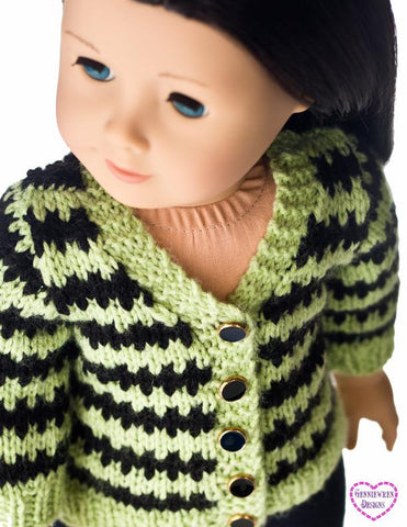Genniewren Knitting Preppy Cardigan Knitting Pattern Pixie Faire
