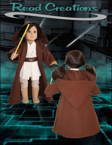 Read Creations 18 Inch Modern Galactic Warrior Robe 18" Doll Clothes Pixie Faire