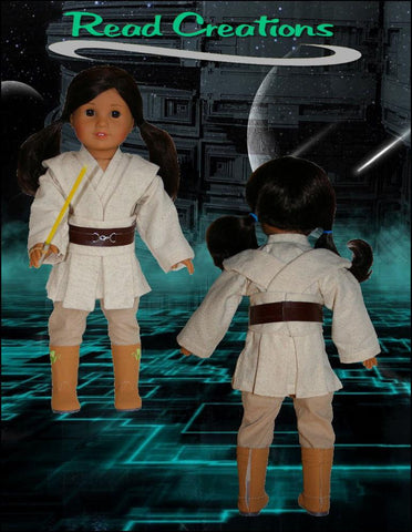 Read Creations 18 Inch Modern Galactic Warrior 18" Doll Clothes Pattern Pixie Faire