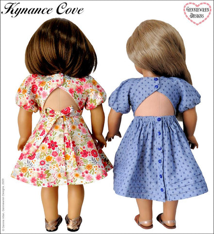 Genniewren 18 Inch Modern Kynance Cove Dress 18" Doll Clothes Pixie Faire