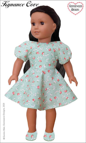 Genniewren 18 Inch Modern Kynance Cove Dress 18" Doll Clothes Pixie Faire