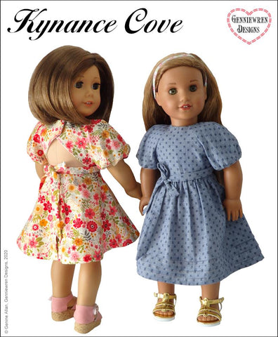 Genniewren 18 Inch Modern Kynance Cove Dress 18" Doll Clothes Pixie Faire