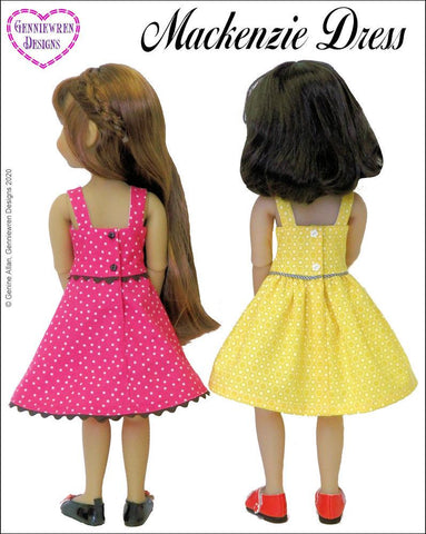 Genniewren Ruby Red Fashion Friends Mackenzie Dress Doll Clothes Pattern for Ruby Red Fashion Friends Pixie Faire